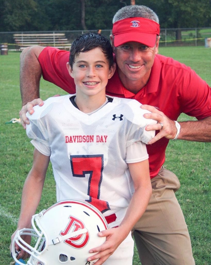 Nash Grier Young Age Photo with Dad Chad Grier﻿