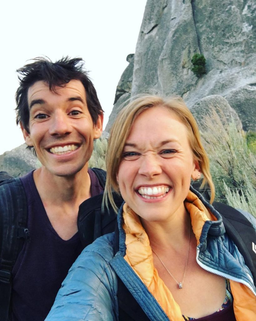 Sanni McCandless with boyfriend Alex Honnold