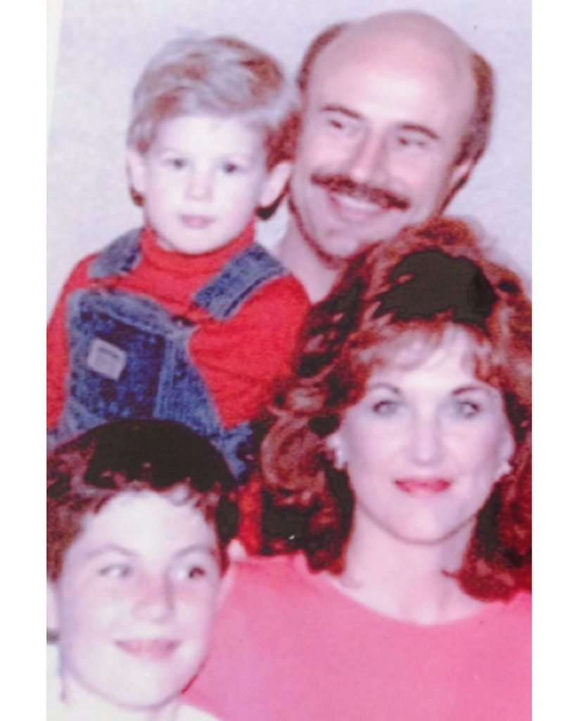 Dr Phil with his Wife Robin McGraw Son Jay McGraw and Jordon McGraw when they were Young