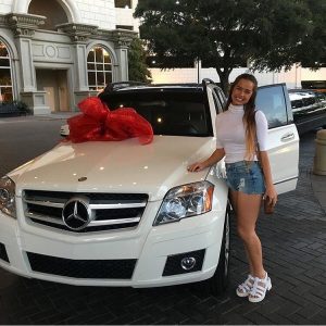 Addison Rae was gifted Mercedes-Benz GLK350 by her Parents